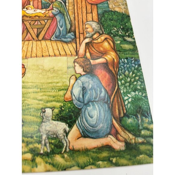 Vintage Current Christmas The Story of Christmas Paper Pop up Advent Calendar 19 - Picture 8 of 13